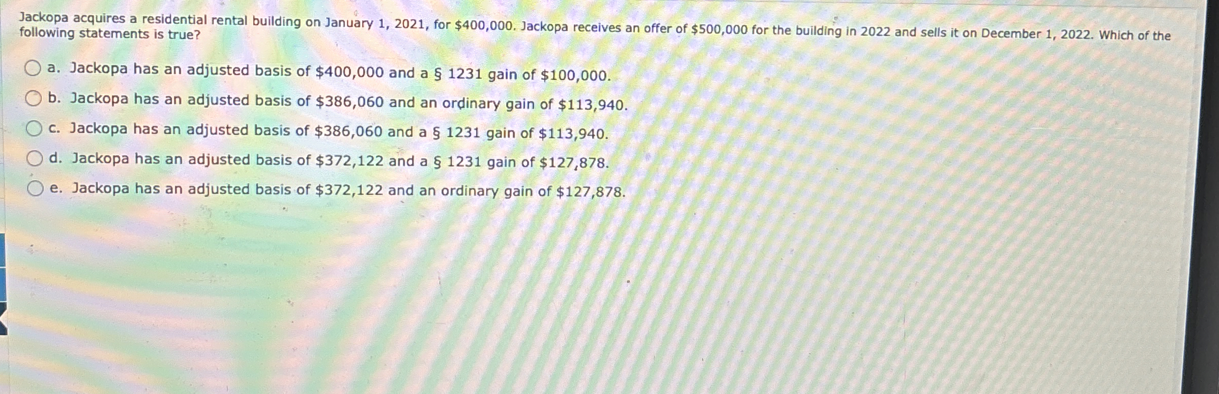 Jackopa acquires a residential rental building on