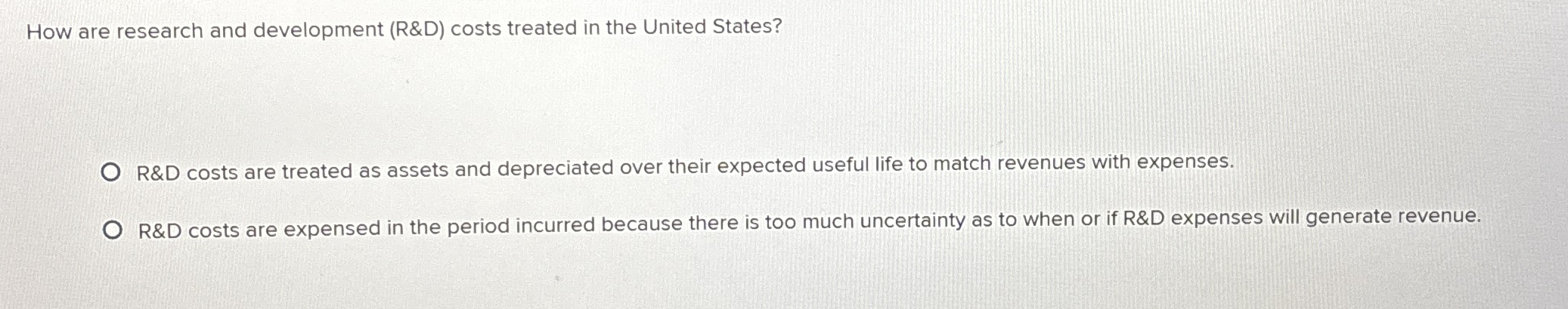 How are research and development ( R&D ) costs