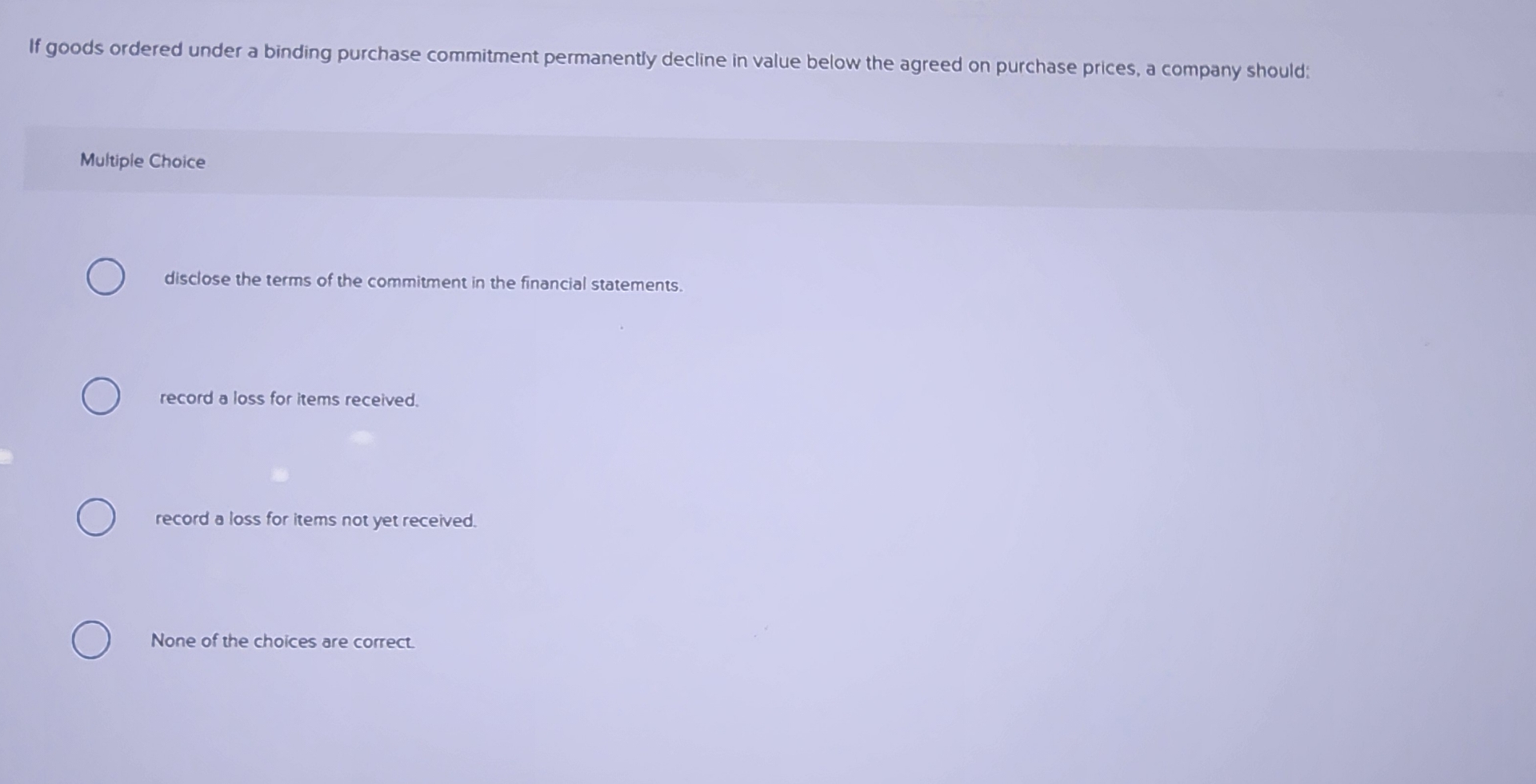 If goods ordered under a binding purchase