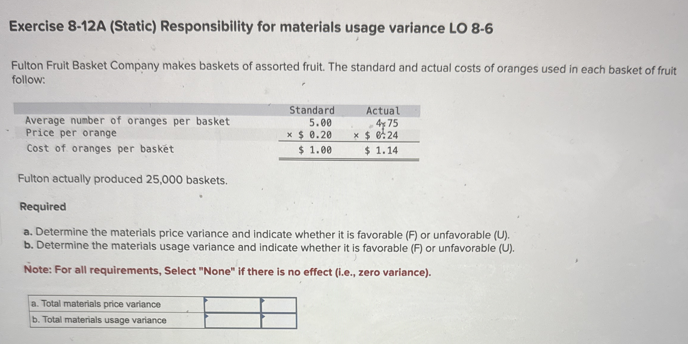 Exercise 8 - 1 2 A ( Static ) Responsibility for