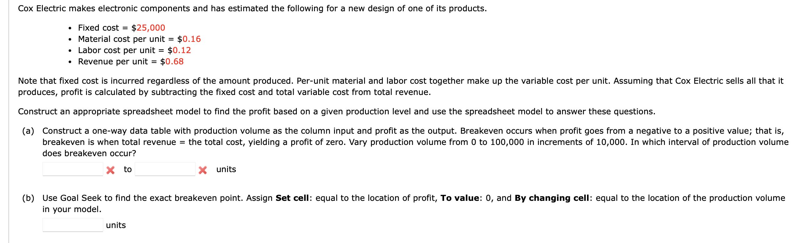 Cox Electric makes electronic components and has