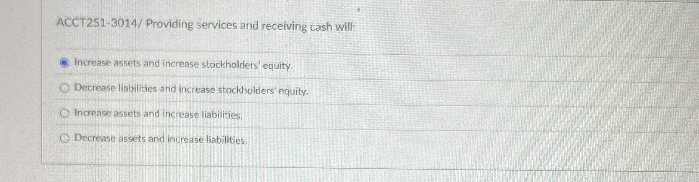 ACCT 2 5 1 - 3 0 1 4 / Providing services and