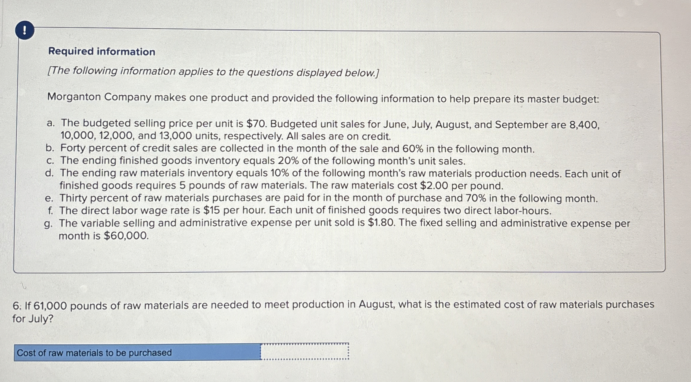 ! Required information [ The following