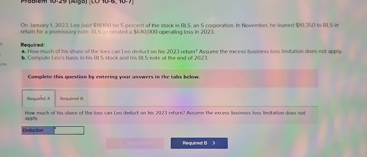 On January 1 , 2 0 2 3 , Leo paid $ 1 8 , 1 0 0