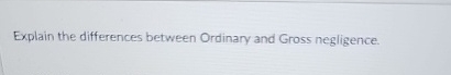 Explain the differences between Ordinary and
