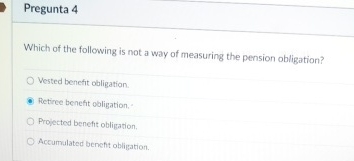 Pregunta 4 Which of the following is not a way of