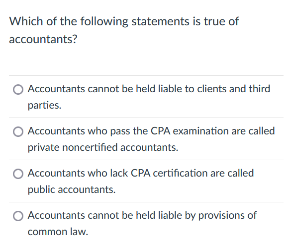 Which of the following statements is true of