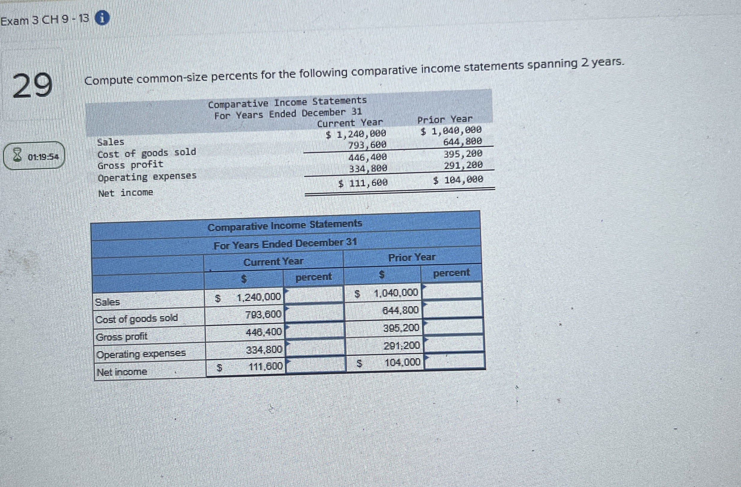 Exam 3 CH 9 - 1 3 i 2 9 0 1 : 1 9 : 5 4 \ table [