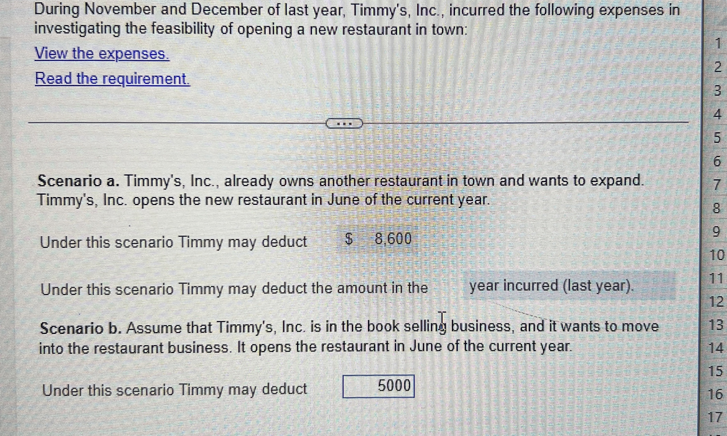 During November and December of last year,