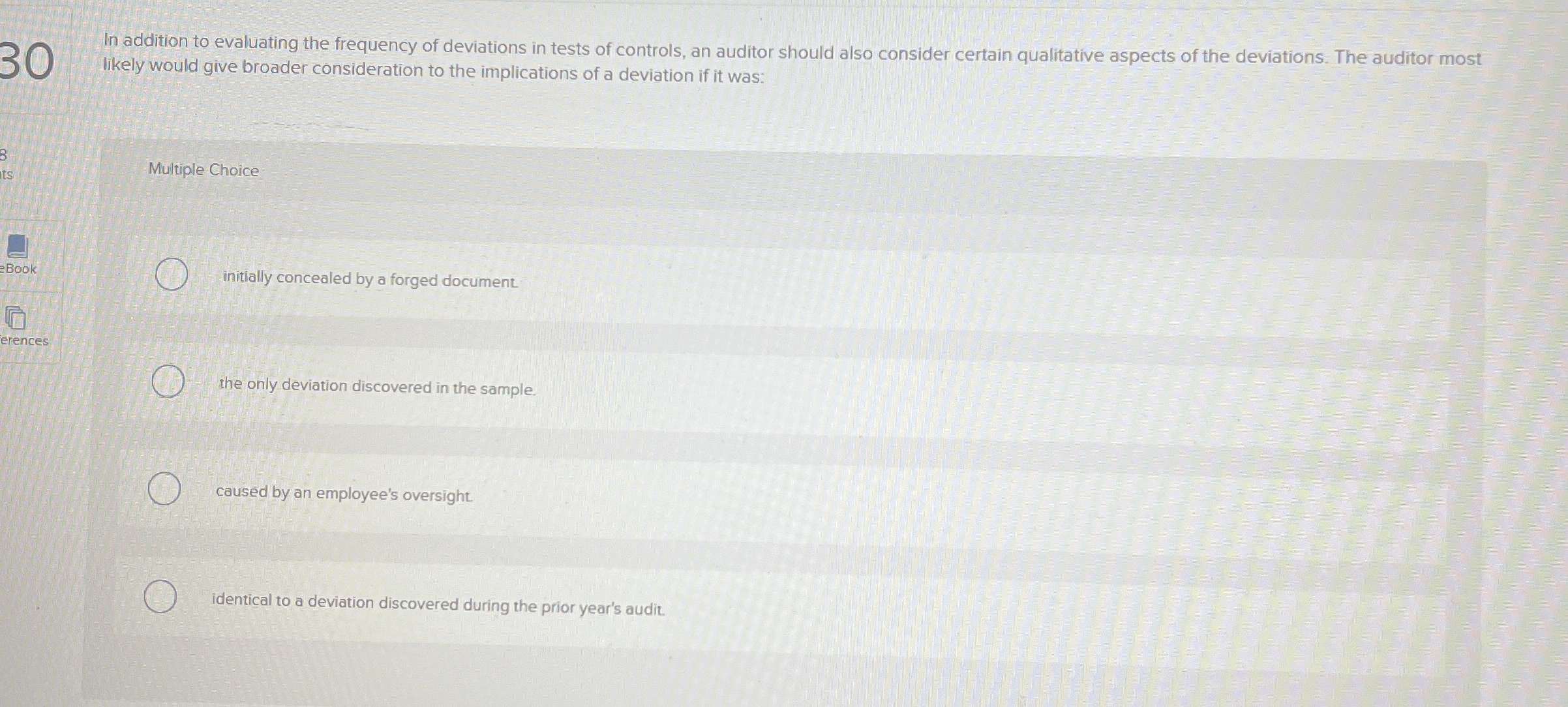 3 0 In addition to evaluating the frequency of