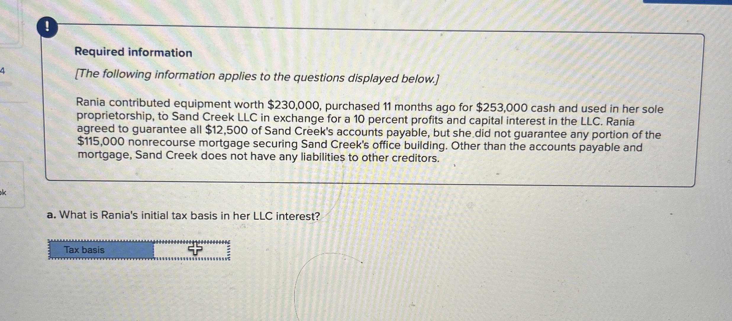 ! Required information [ The following