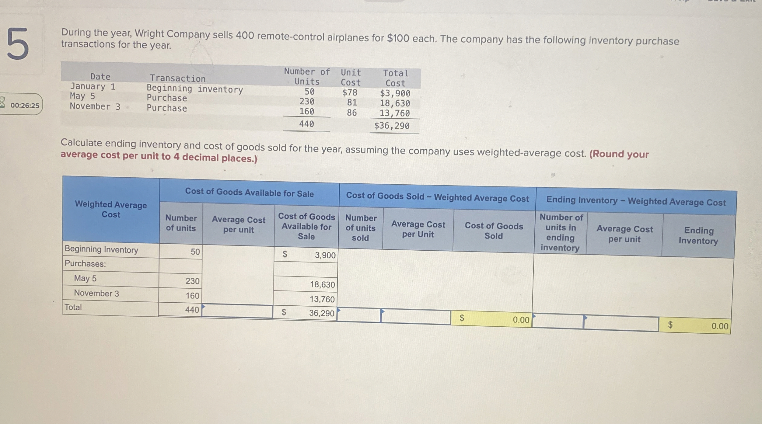 During the year, Wright Company sells 4 0 0