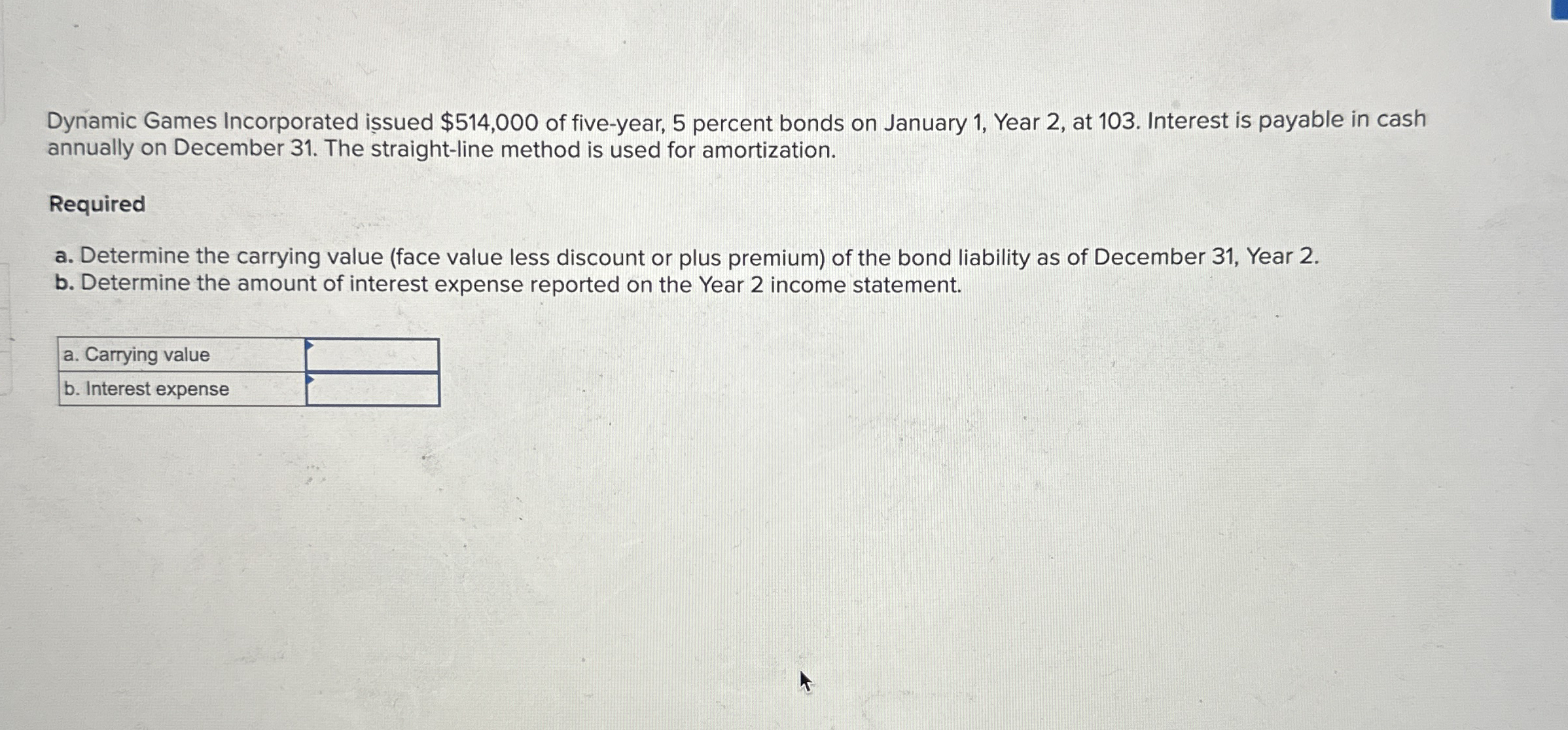 Dynamic Games Incorporated issued $ 5 1 4 , 0 0 0