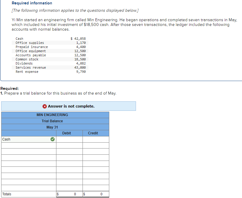 Required information [The following Information