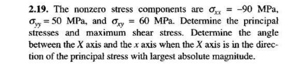 2.19. The nonzero stress components are on. = 90