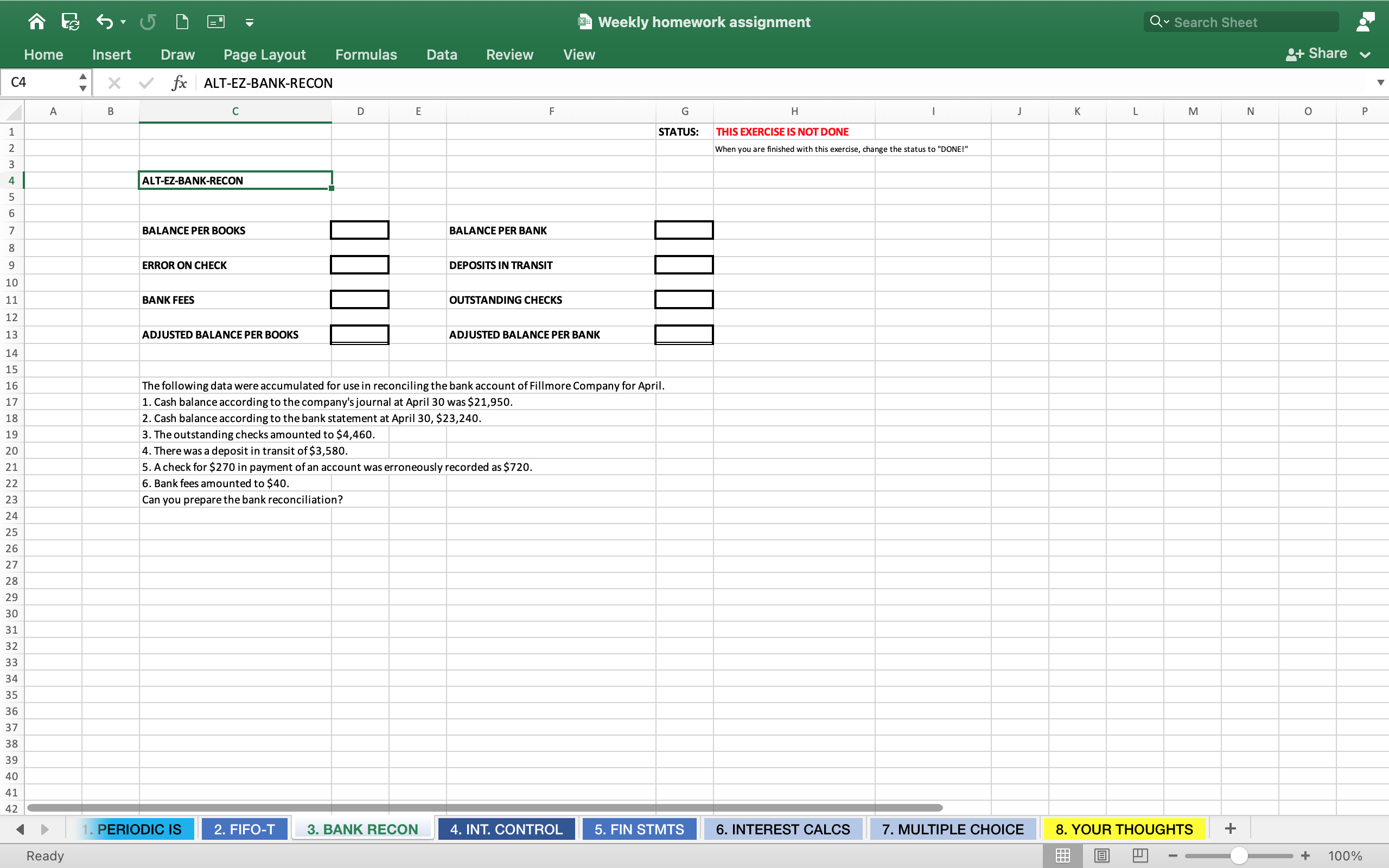 Need help with this question. Weekly homework