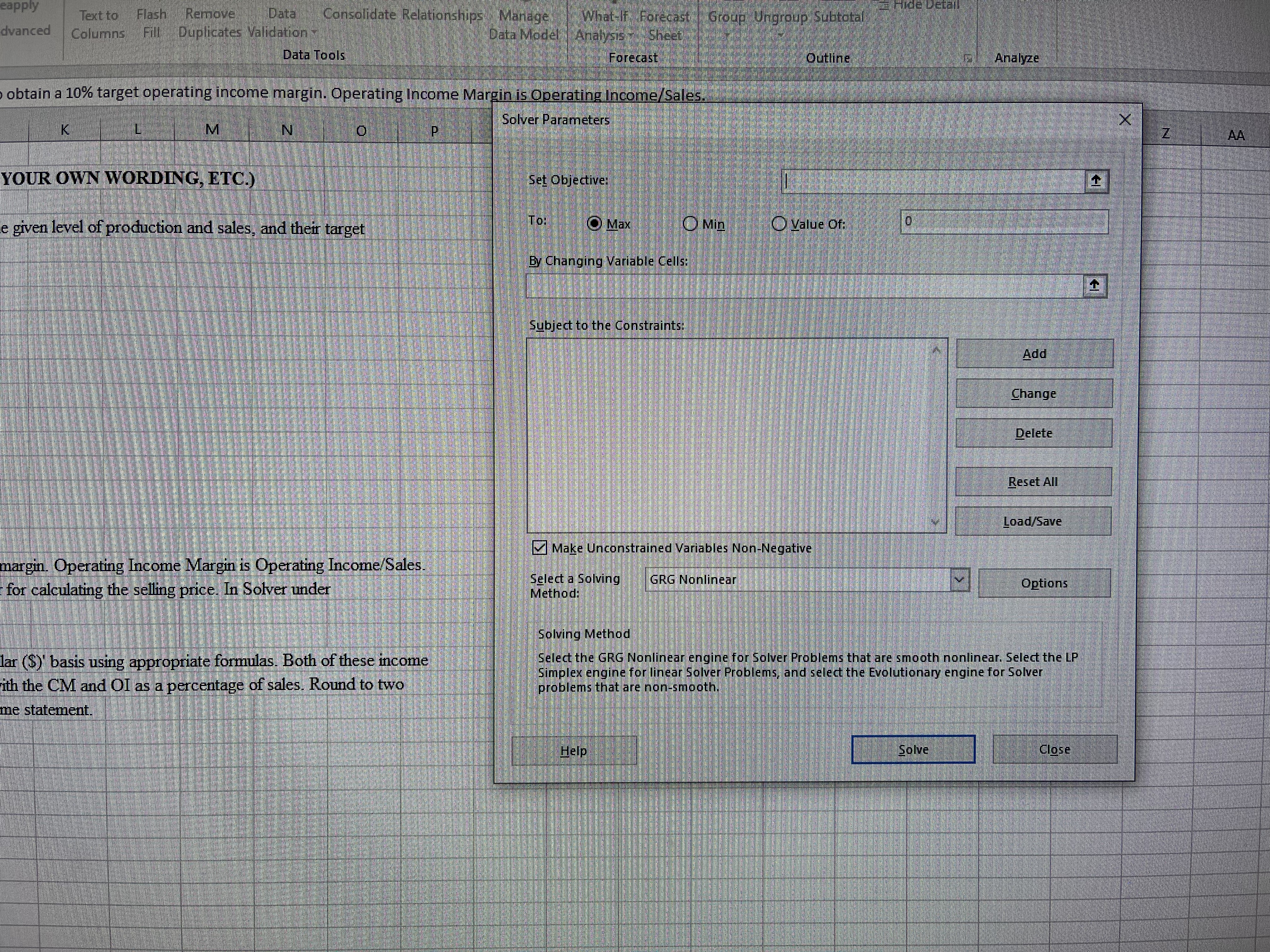 Excel Assignment #2 (THIS IS AN INDIVIDUAL