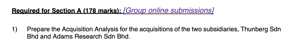 SECTION A (178 marks) Part 1: Case Study -