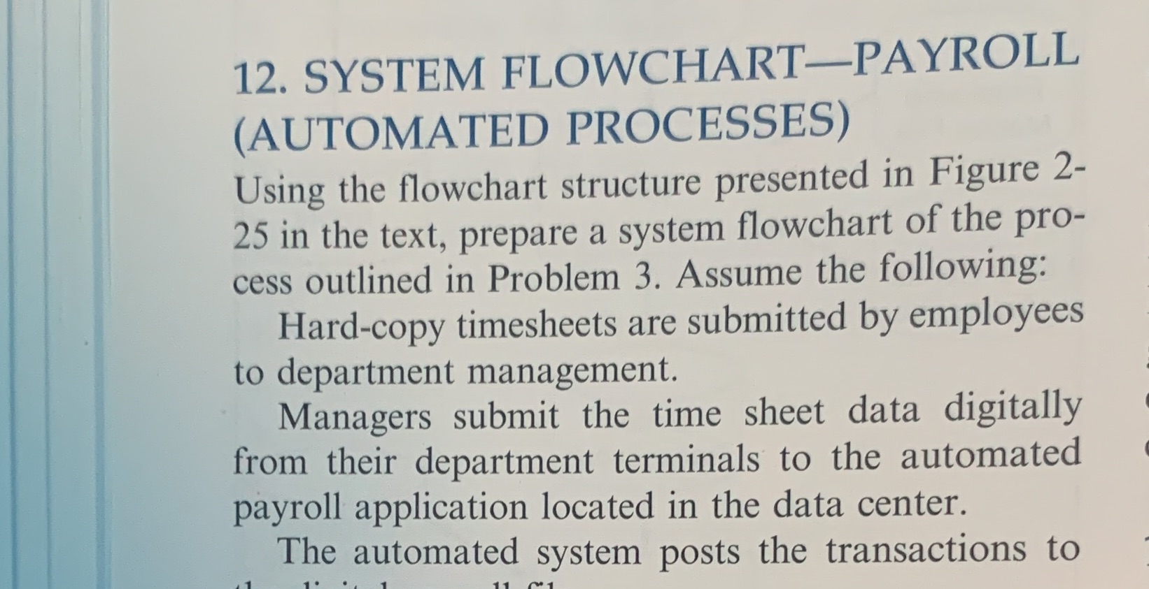 Accounting information system chapter 2 problem