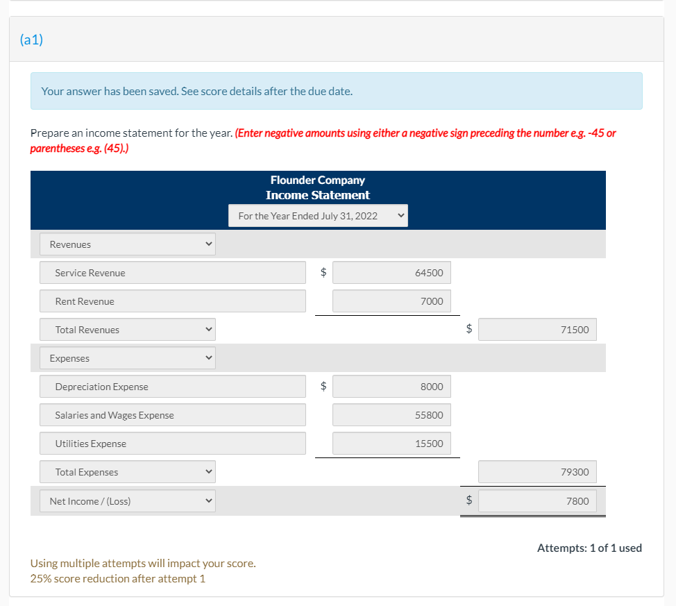 Finish the last part b) Current Attempt in