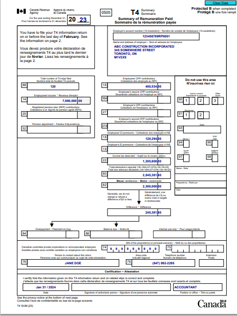 Char DAR Bummary Protected B when compiend 1+1