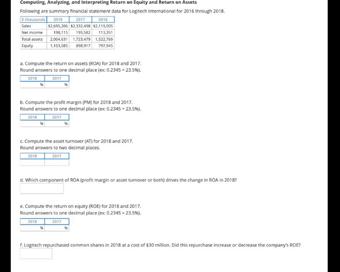 Solve and compute Computing, Analyzing, and