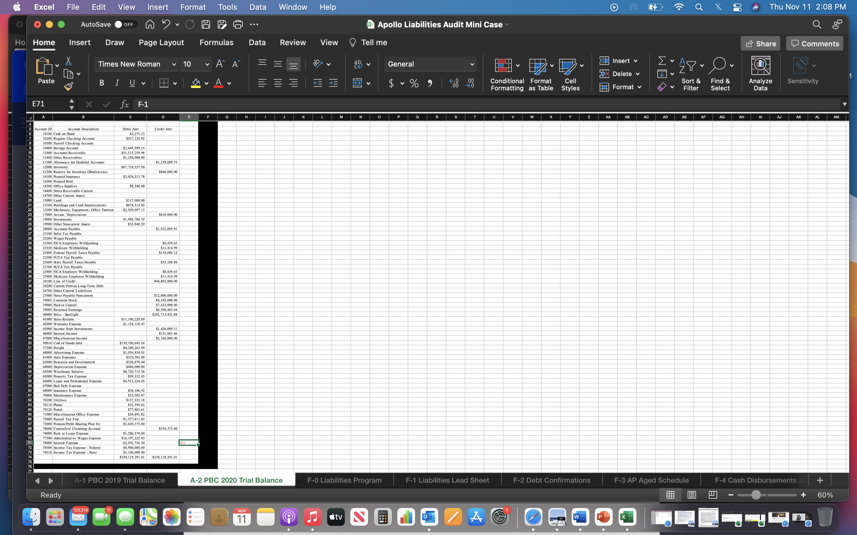 Excel File Edit View Insert Format Tools Data