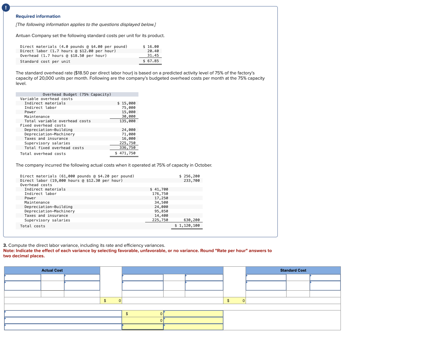 Required information [The following information