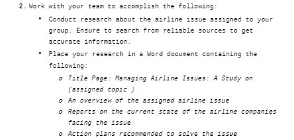2. Work with your team to accomplish the