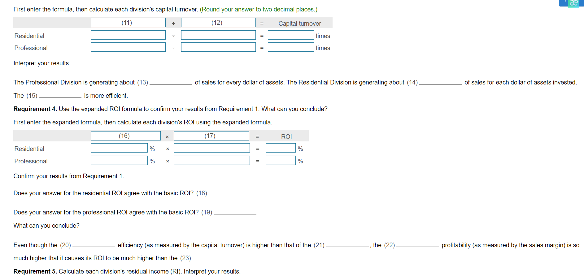 3. Zoe, a national manufacturer of lawn-mowing