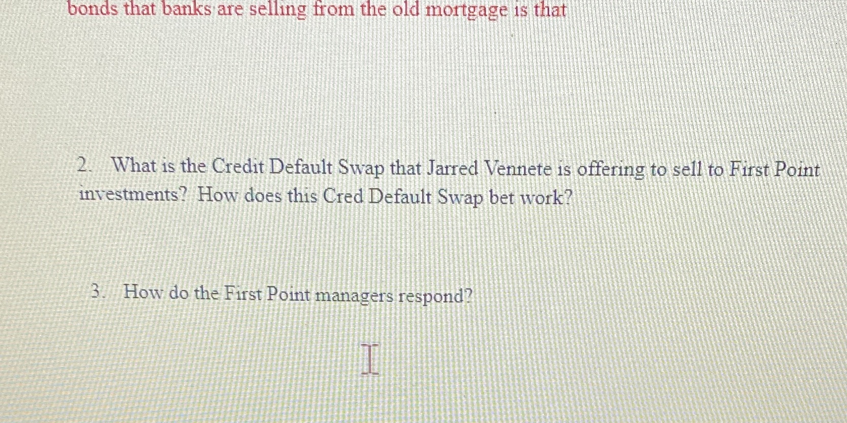 bonds that banks are selling from the old