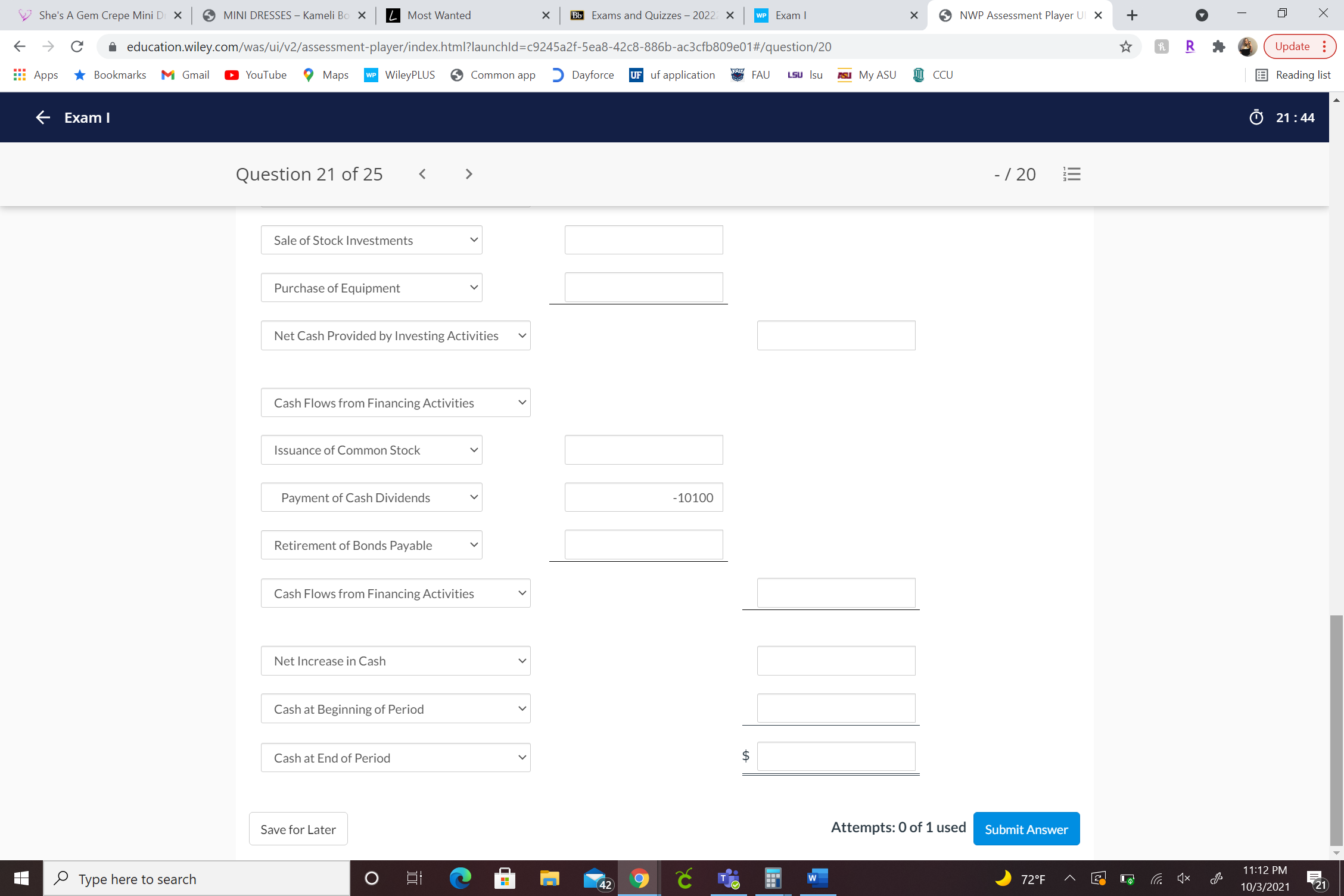 The comparative balance sheets for Shamrock