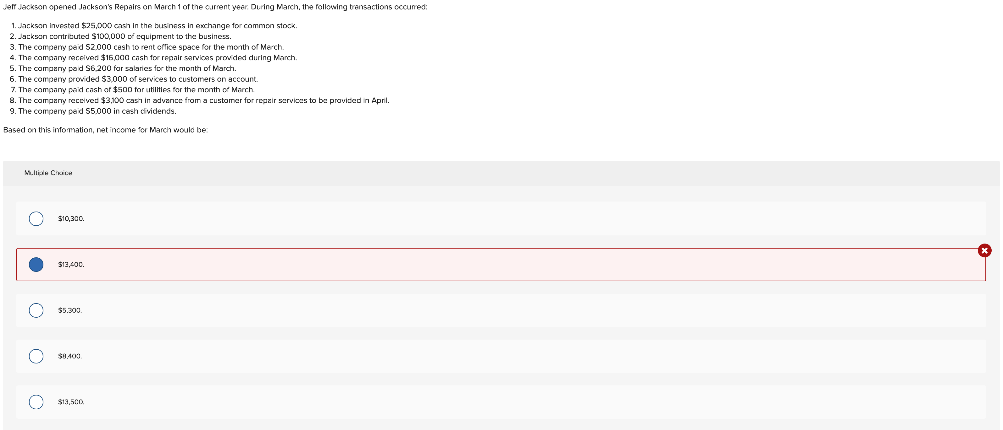 Hello, Could you please explain me why my answer