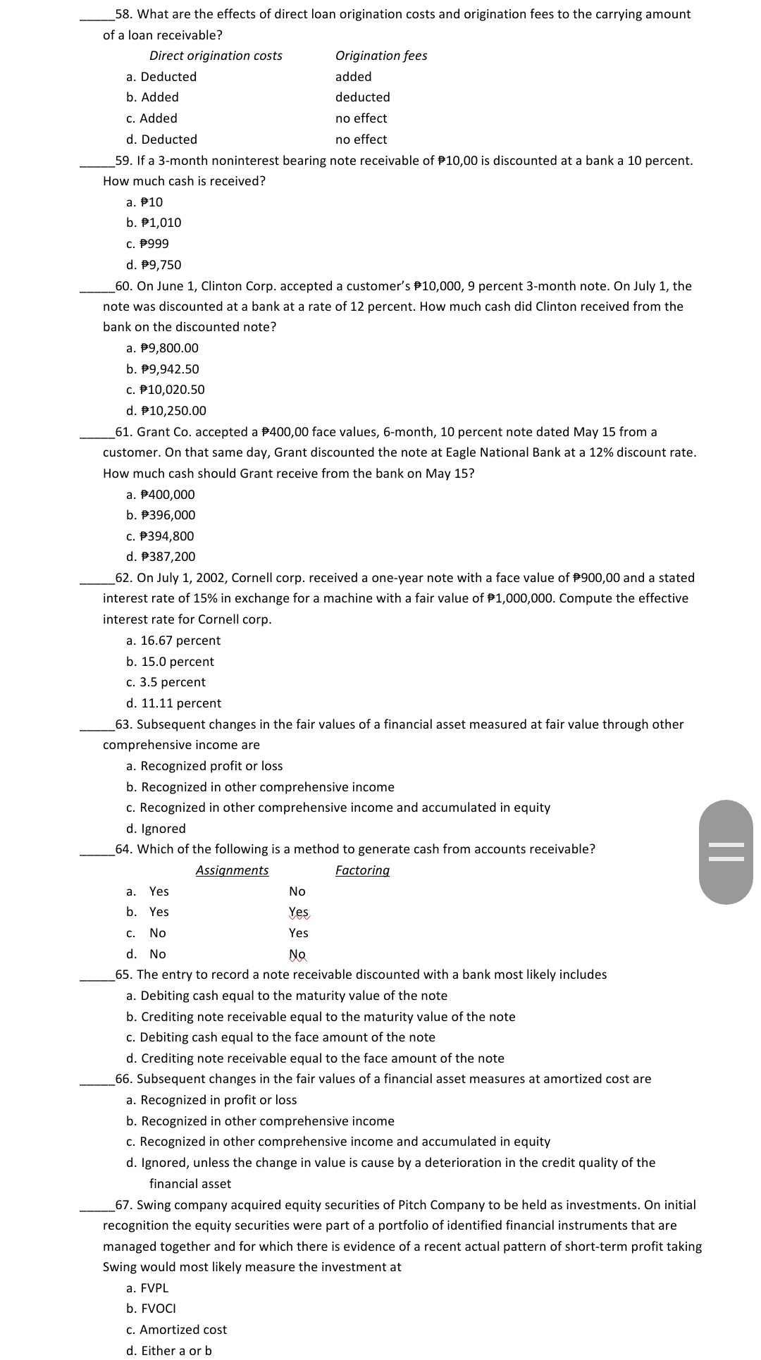 please help me to answer this. 53. What are the