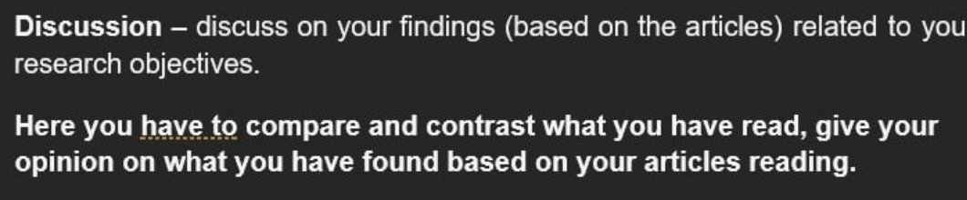 Required: Based on this all Articles given in the