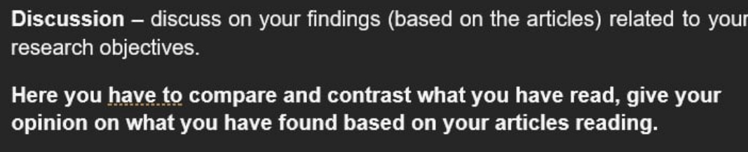 Required: Based on this all articles, explain &