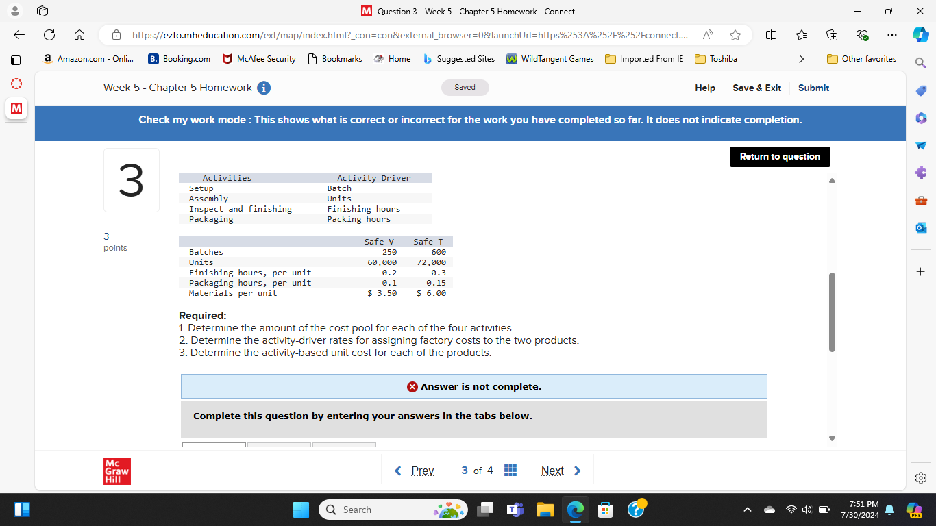 M Question 3 - Week 5 - Chapter 5 Homework -