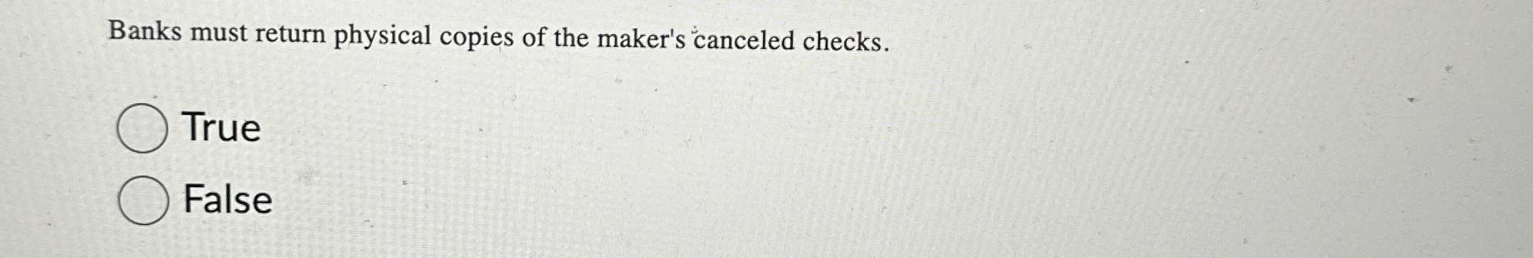 Banks must return physical copies of the maker's