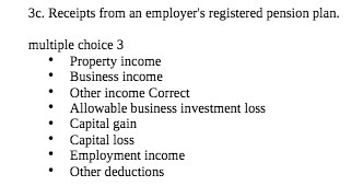 3c. Receipts from an employer's registered