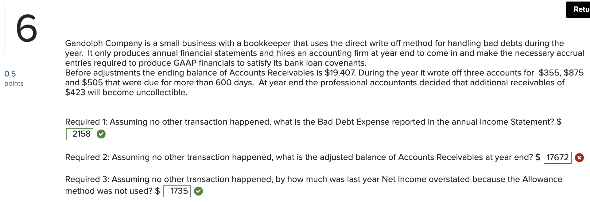 correct the wrong answers and explain your