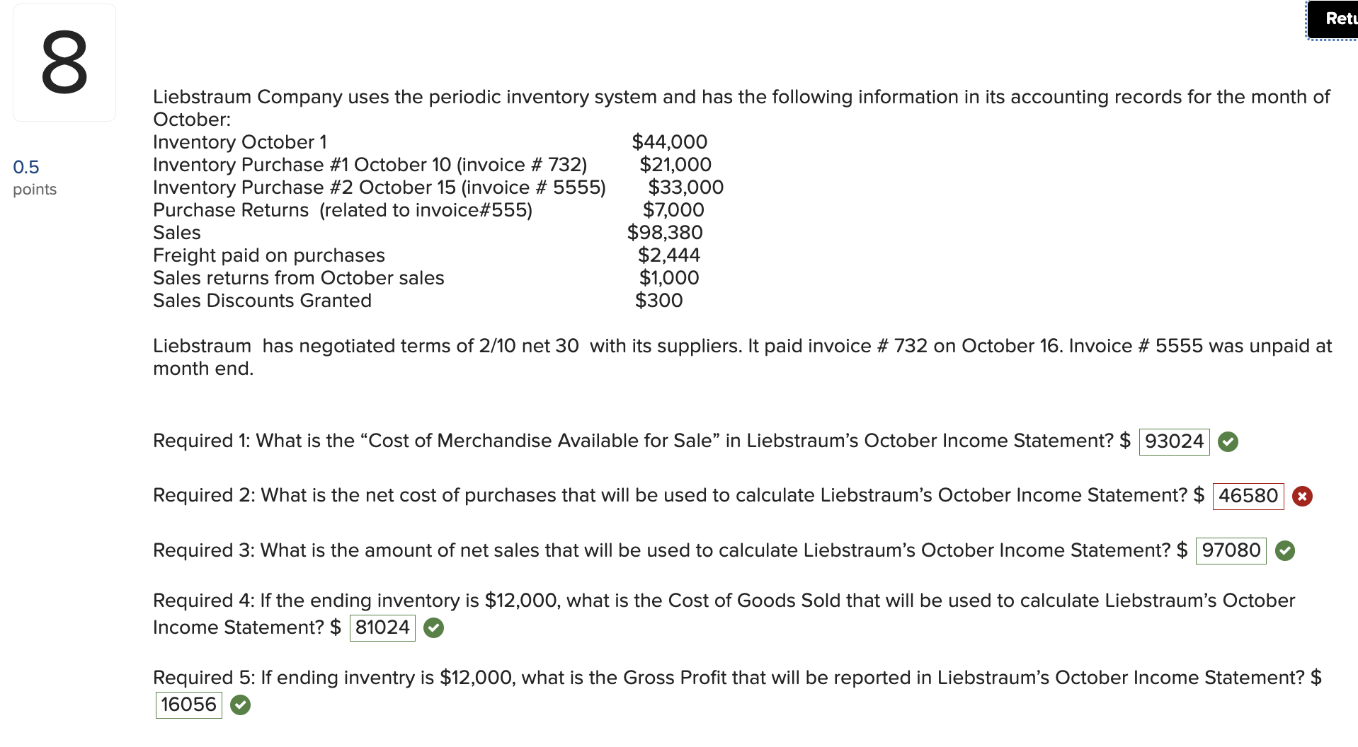 correct the wrong answers and explain your