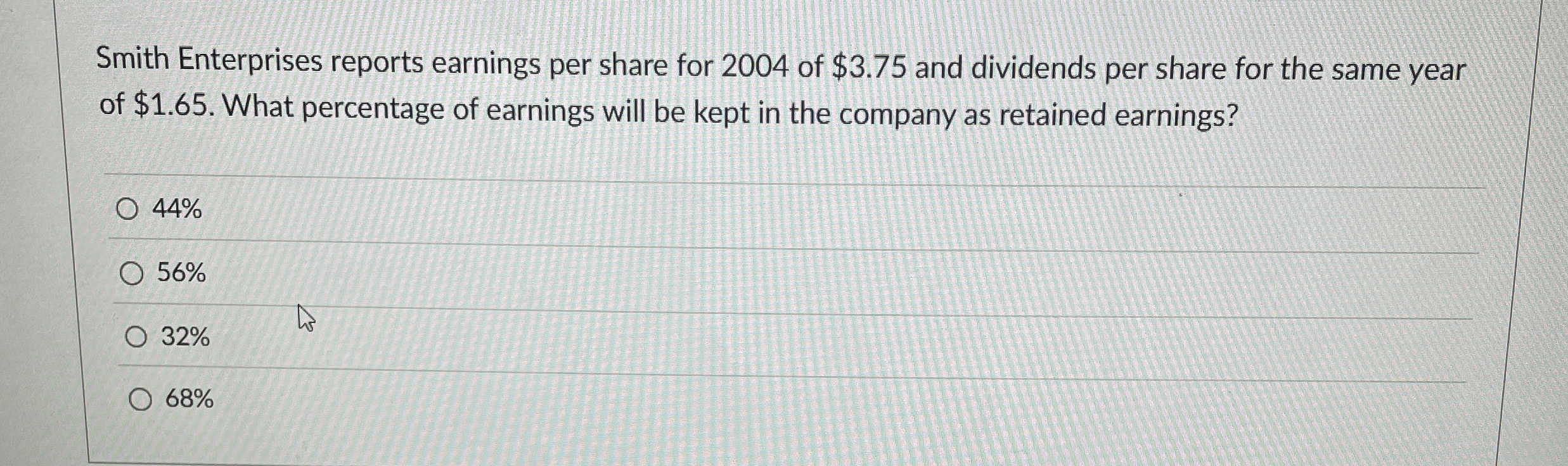 Smith Enterprises reports earnings per share for