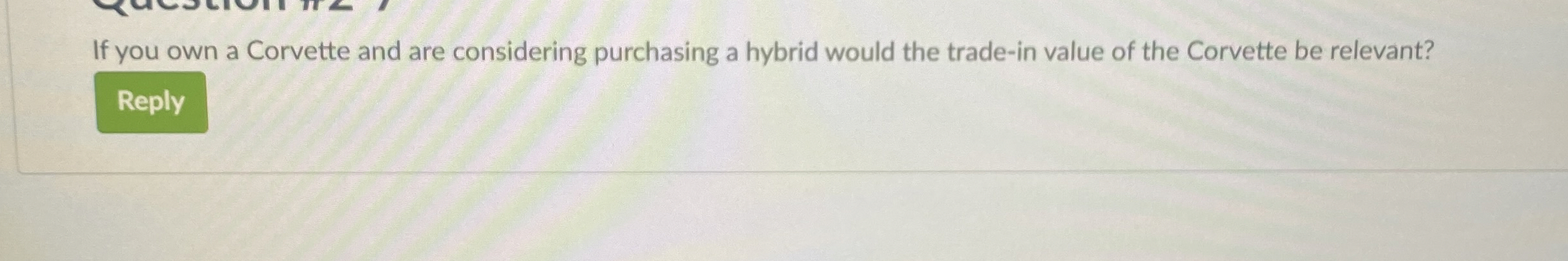 If you own a Corvette and are considering