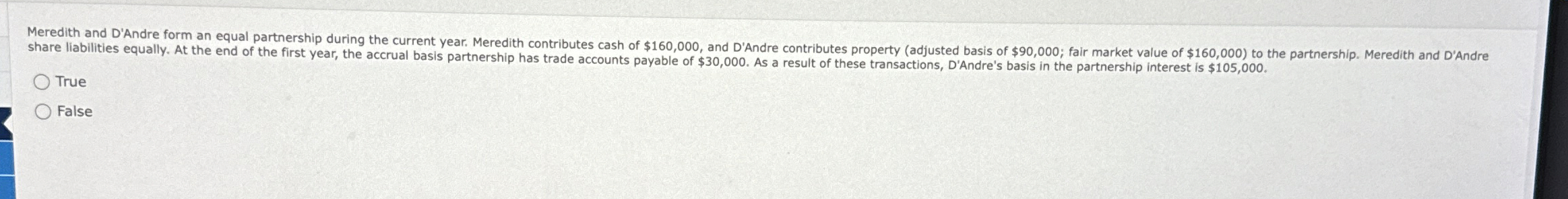 share liabilities equally. At the end of the