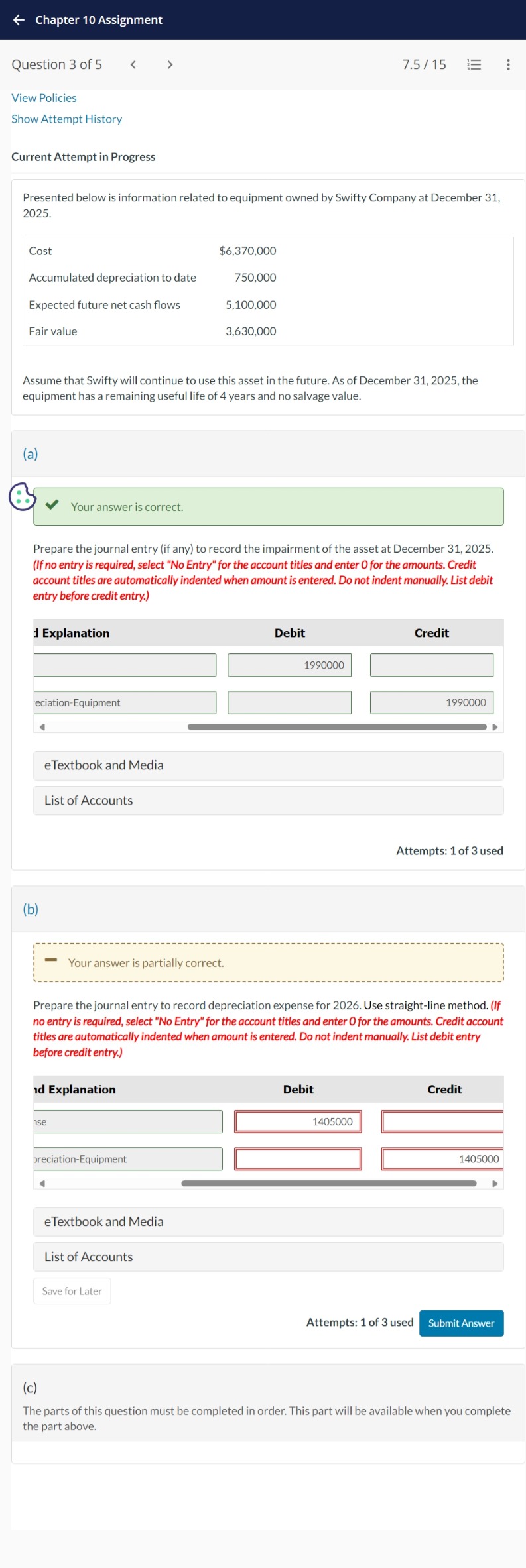 Show Attempt History Current Attempt in Progress