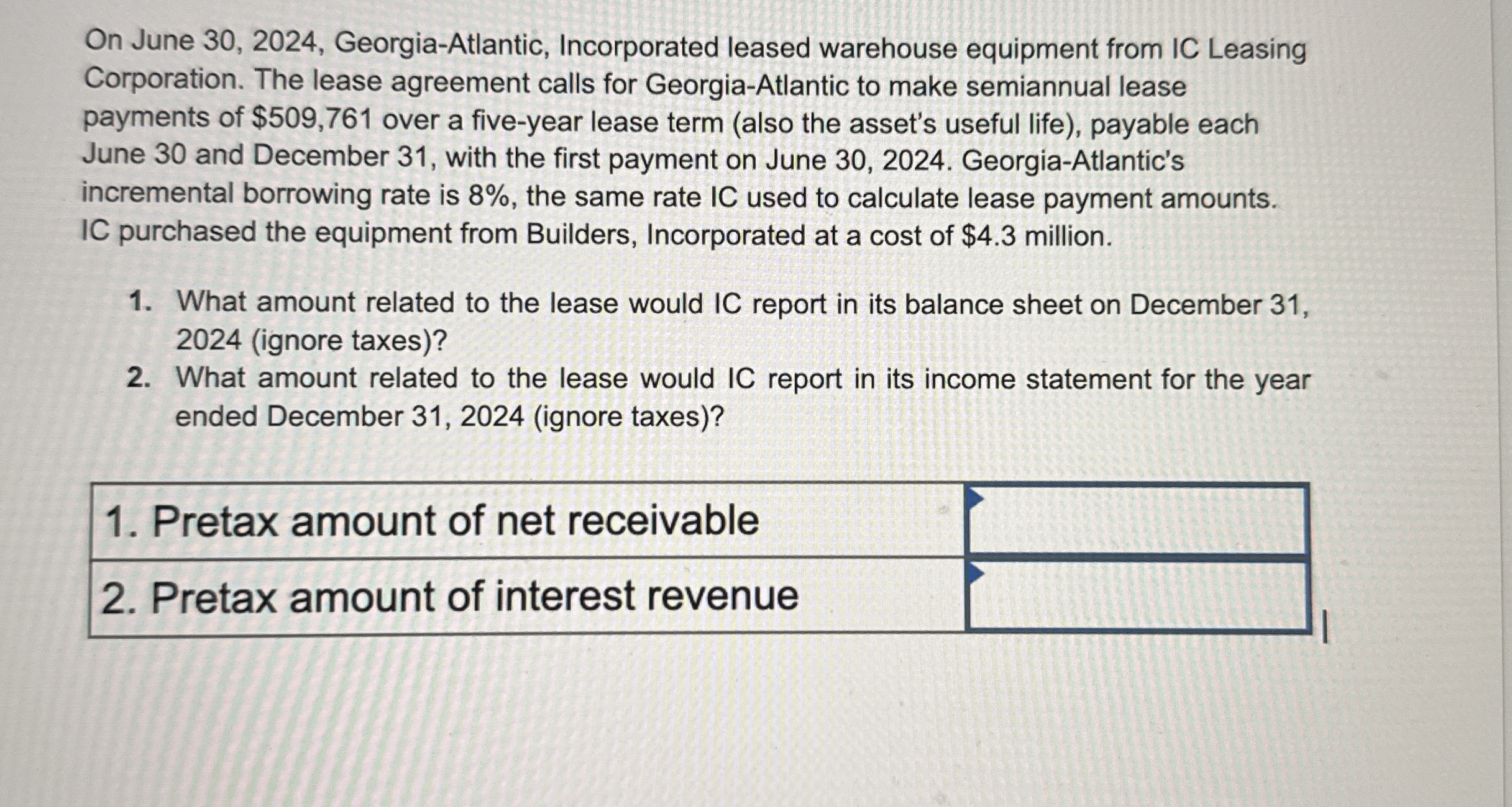 On June 3 0 , 2 0 2 4 , Georgia - Atlantic,