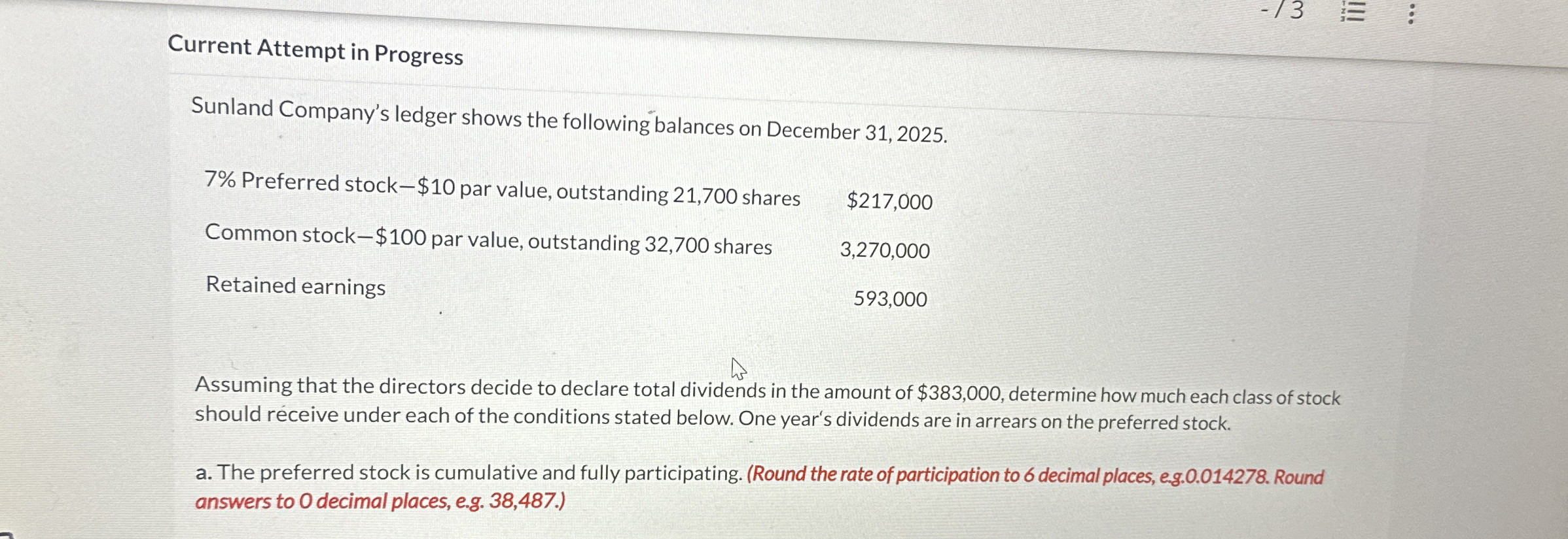 Current Attempt in Progress Sunland Company's