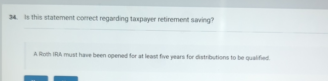 Is this statement correct regarding taxpayer