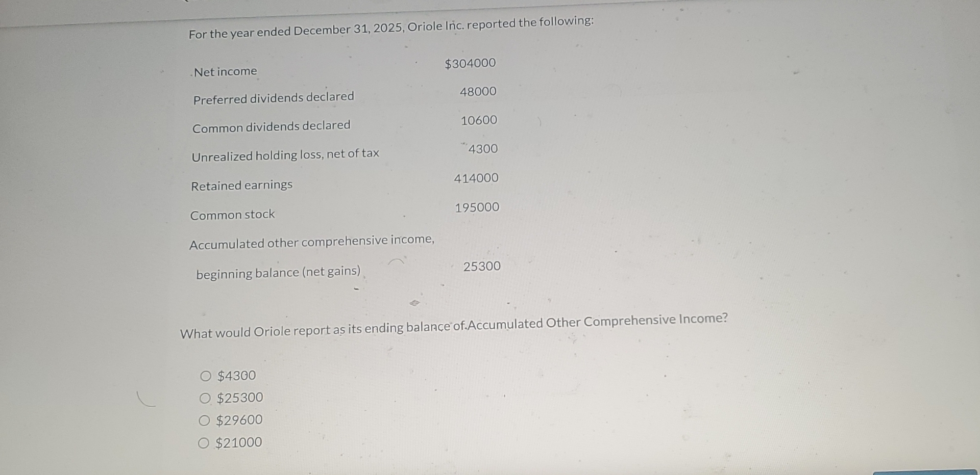 For the year ended December 3 1 , 2 0 2 5 ,