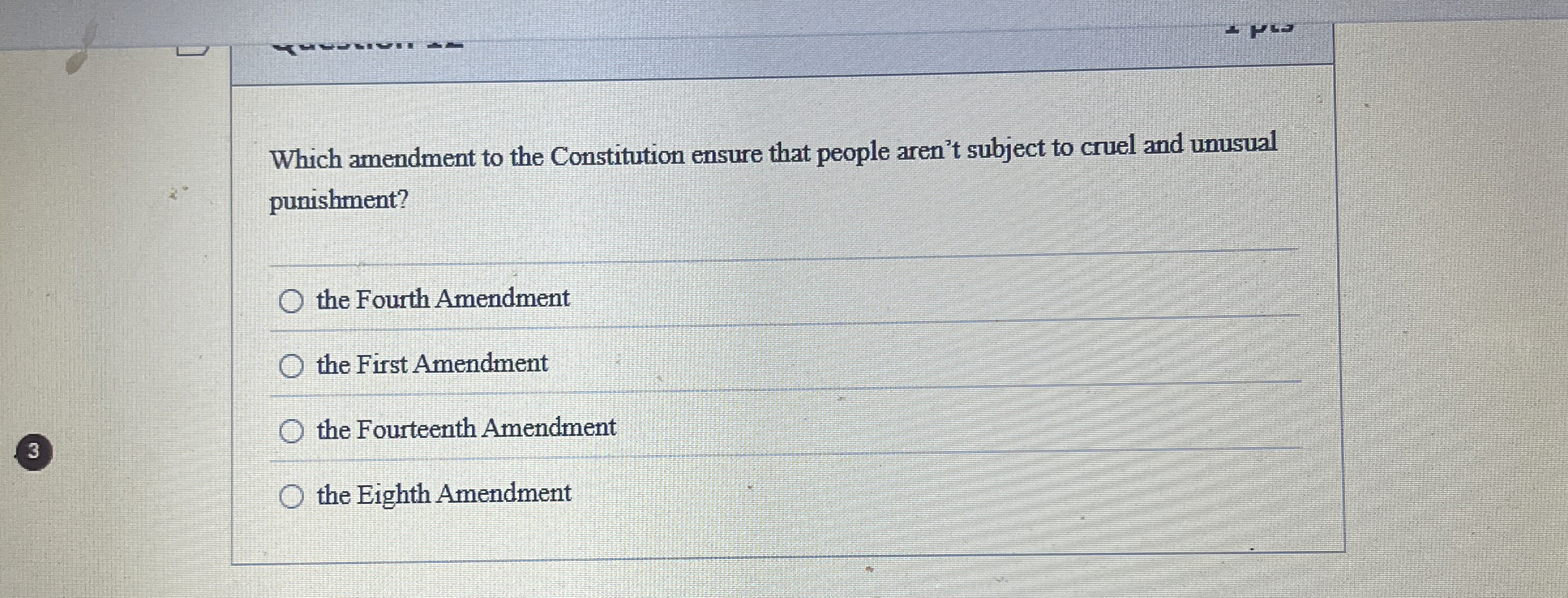 Which amendment to the Constitution ensure that